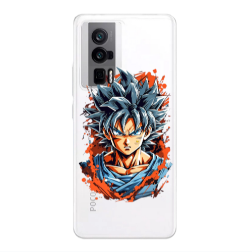 Xiaomi Poco F5 Pro Anime Goku Transparent Silicone TPU Θήκη