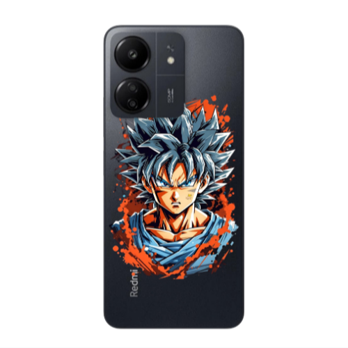 Xiaomi Redmi 13C Anime Goku Transparent Silicone TPU Θήκη