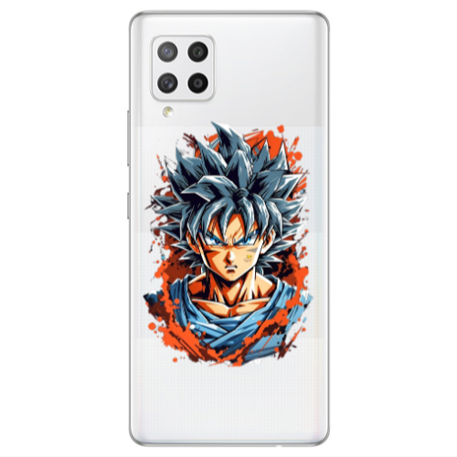 Samsung A42 5G Anime Goku Transparent Silicone TPU Θήκη