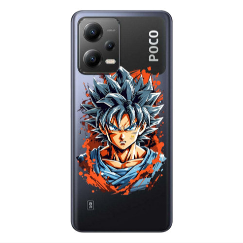 Xiaomi Poco X5 Anime Goku Transparent Silicone TPU Θήκη