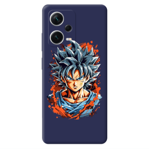 Xiaomi Poco X5 Anime Goku Dark blue Colored Silicone TPU Θήκη