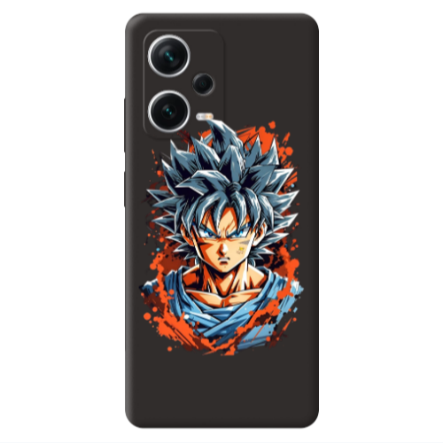 Xiaomi Poco X5 Anime Goku Black Colored Silicone TPU Θήκη