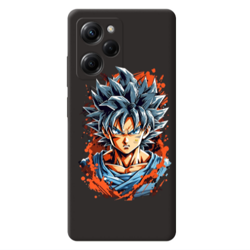 Xiaomi Poco X5 Pro Anime Goku Black Colored Silicone TPU Θήκη