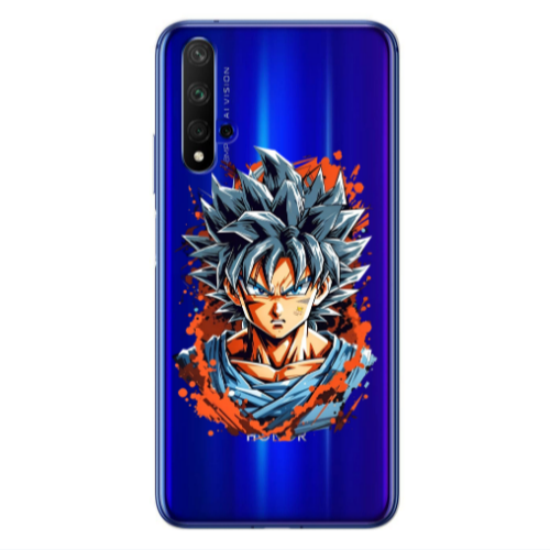 Huawei Nova 5 T Anime Goku Transparent Silicone TPU Θήκη
