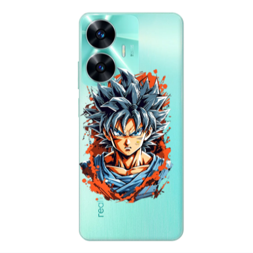 Realme C55 Anime Goku Transparent Silicone TPU Θήκη