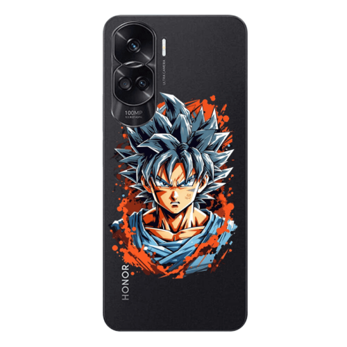 Honor 90 Lite 5G Anime Goku Transparent Silicone TPU Θήκη