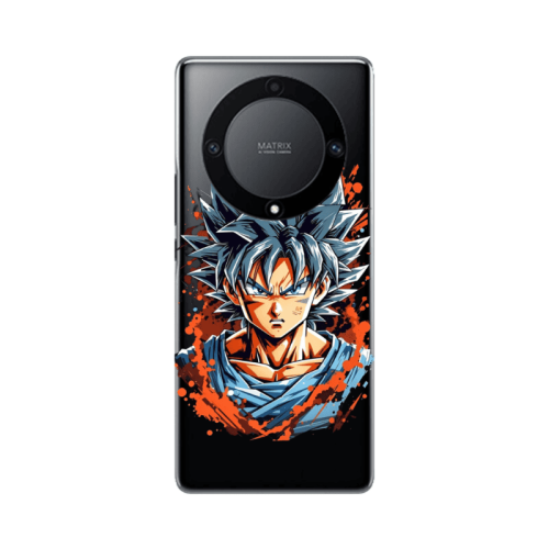 Honor Magic5 Lite 5G Anime Goku Transparent Silicone TPU Θήκη