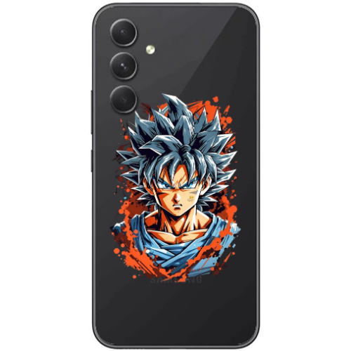 Samsung Galaxy A25 Anime Goku Transparent Silicone TPU Θήκη