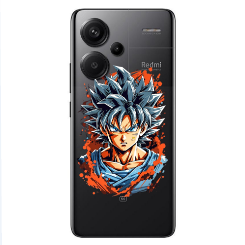 Xiaomi Redmi Note 13 Pro+ 5G  Anime Goku Transparent Silicone TPU Θήκη