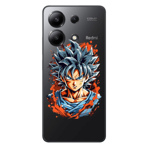 Xiaomi Redmi Note 13 4G Anime Goku Transparent Silicone TPU Θήκη