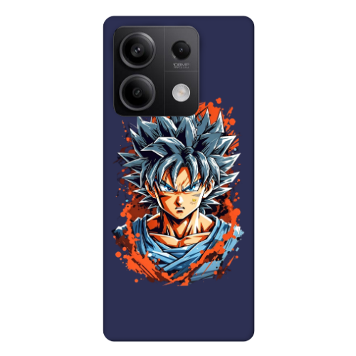 Xiaomi Redmi Note 13Pro 5G Anime Goku Dark blue Colored Silicone TPU Θήκη