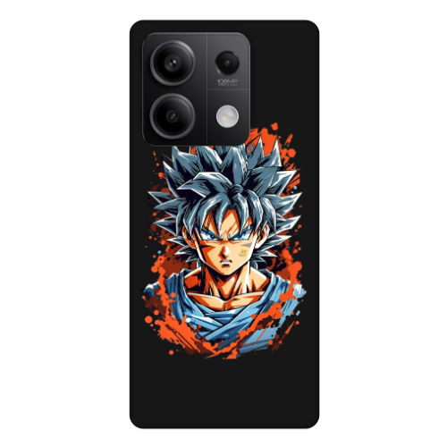 Xiaomi Redmi Note 13Pro 5G Anime Goku Black Colored Silicone TPU Θήκη