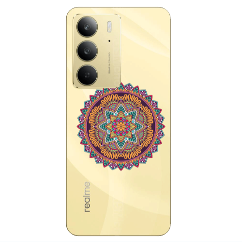 Realme C 75 Mandala D102 Transparent Silicone TPU Θήκη