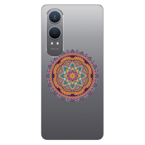 Oneplus Nord Ce 4 lite Mandala D102 Transparent Silicone TPU Θήκη