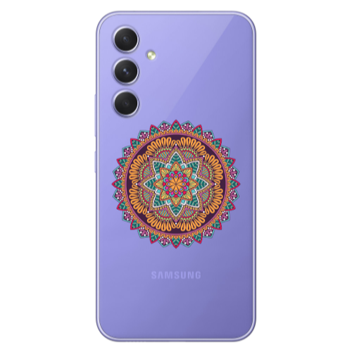 Samsung A56 Mandala D102 Transparent Silicone TPU Θήκη