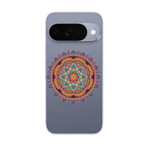 Google Pixel 10 Mandala D102 Transparent Silicone TPU Θήκη