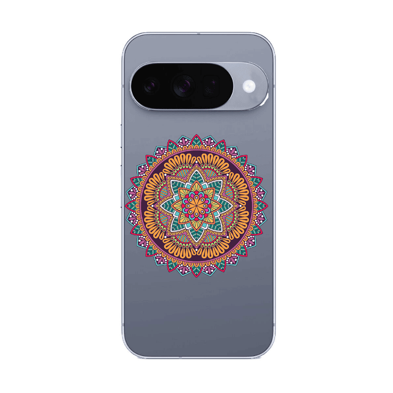 Google Pixel 10 Mandala D102 Transparent Silicone TPU Θήκη