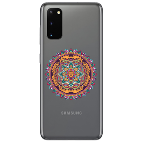 Samsung S20 Mandala D102 Transparent Silicone TPU Θήκη