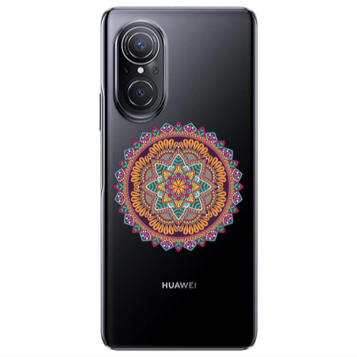 Huawei Nova 9 SE Mandala D102 Transparent Silicone TPU Θήκη