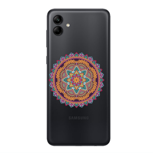 Samsung A04 Mandala D102 Transparent Silicone TPU Θήκη