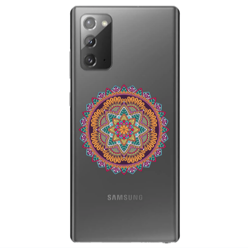 Samsung Note 20 Mandala D102 Transparent Silicone TPU Θήκη