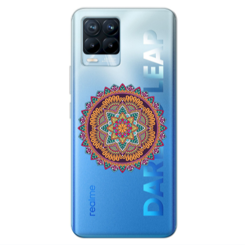 Realme 8 Pro Mandala D102 Transparent Silicone TPU Θήκη