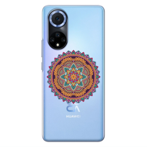 Huawei Nova 9 Mandala D102 Transparent Silicone TPU Θήκη