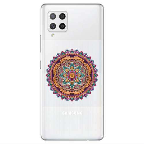 Samsung A42 5G Mandala D102 Transparent Silicone TPU Θήκη
