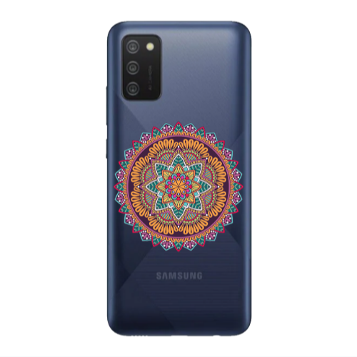 Samsung A02s Mandala D102 Transparent Silicone TPU Θήκη