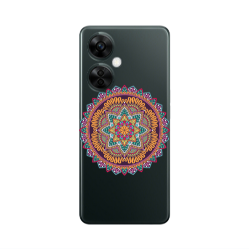 Oneplus Nord CE 3 Lite 5G Mandala D102 Transparent Silicone TPU Θήκη