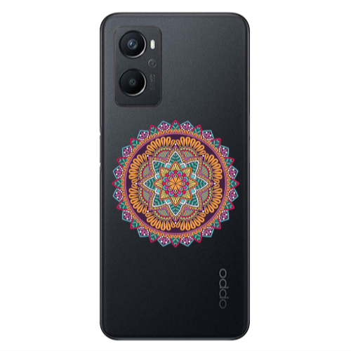 Oppo A 96 Mandala D102 Transparent Silicone TPU Θήκη