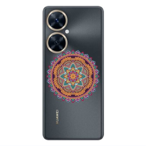 Huawei Nova 11i Mandala D102 Transparent Silicone TPU Θήκη