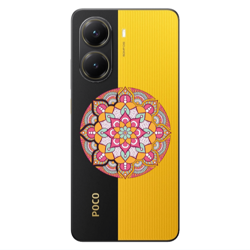 Xiaomi Poco X7 Pro Mandala D103 Transparent Silicone TPU Θήκη