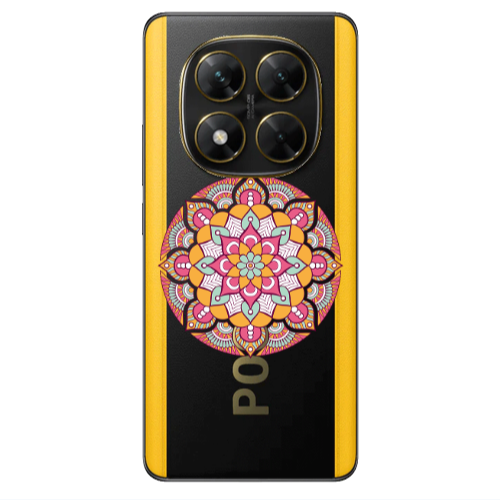 Xiaomi Poco X7 Mandala D103 Transparent Silicone TPU Θήκη