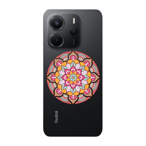 Xiaomi Redmi Note 14 Mandala D103 Transparent Silicone TPU Θήκη