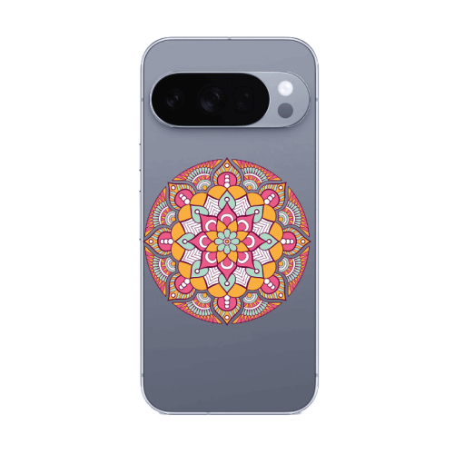 Google Pixel 10 Pro XL Mandala D103 Transparent Silicone TPU Θήκη