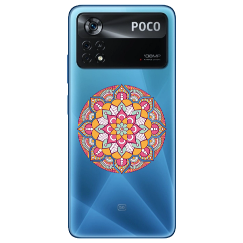 Xiaomi Poco X4 Pro Mandala D103 Transparent Silicone TPU Θήκη