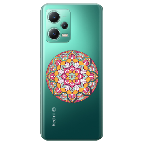 Xiaomi Redmi Note 12 Pro 5G Mandala D103 Transparent Silicone TPU Θήκη