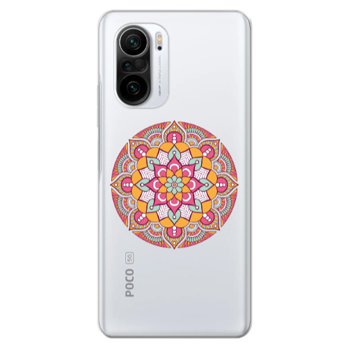 Xiaomi Poco F3 Mandala D103 Transparent Silicone TPU Θήκη