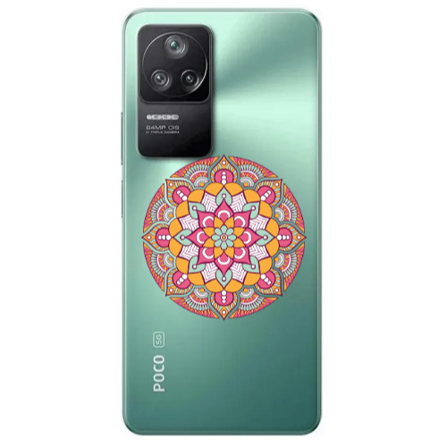 Xiaomi Poco F4 Mandala D103 Transparent Silicone TPU Θήκη