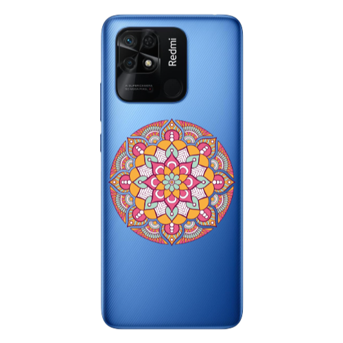 Xiaomi Poco C40 Mandala D103 Transparent Silicone TPU Θήκη