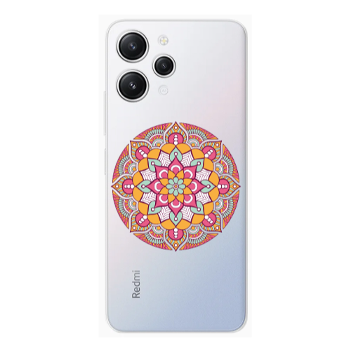 Xiaomi Redmi 12 Mandala D103 Transparent Silicone TPU Θήκη