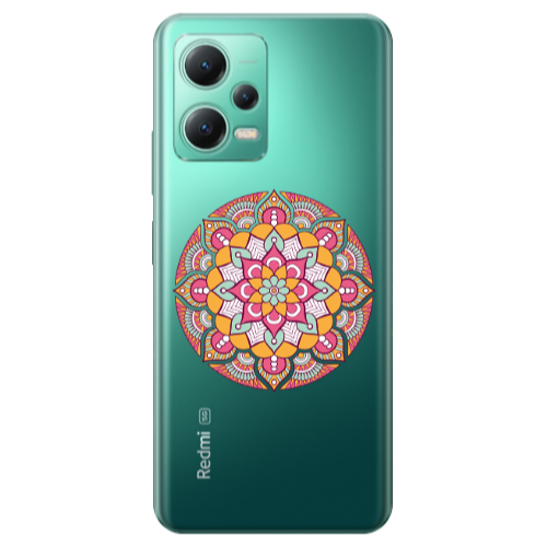 Xiaomi Redmi Note 12 Pro Plus 5G Mandala D103 Transparent Silicone TPU Θήκη