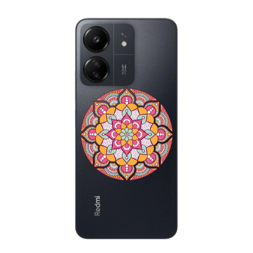 Xiaomi Redmi 13C Mandala D103 Transparent Silicone TPU Θήκη