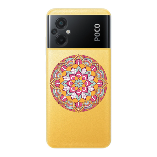 Xiaomi Poco M5 Mandala D103 Transparent Silicone TPU Θήκη
