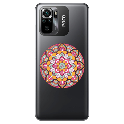 Xiaomi Poco M5 s Mandala D103 Transparent Silicone TPU Θήκη