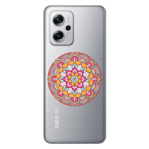 Xiaomi Poco X4 GT Mandala D103 Transparent Silicone TPU Θήκη