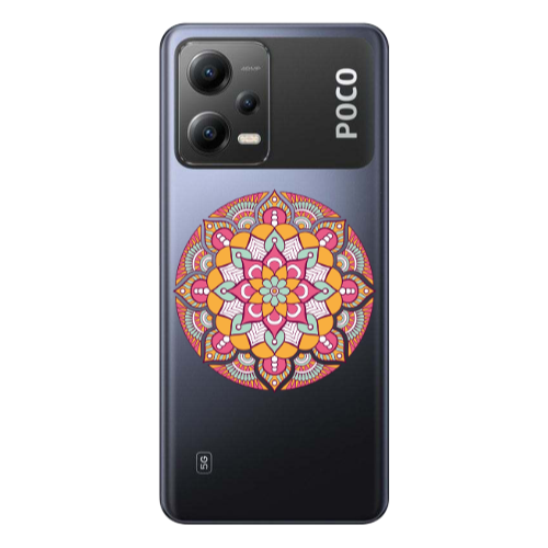 Xiaomi Poco X5 Mandala D103 Transparent Silicone TPU Θήκη