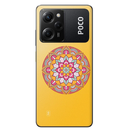 Xiaomi Poco X5 Pro Mandala D103 Transparent Silicone TPU Θήκη