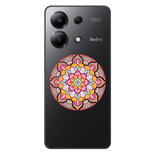 Xiaomi Redmi Note 13 4G Mandala D103 Transparent Silicone TPU Θήκη